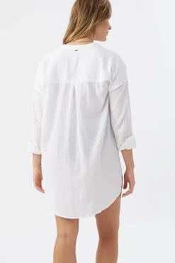SALTWATER SOLIDS BELIZIN COVER-UP TUNIC