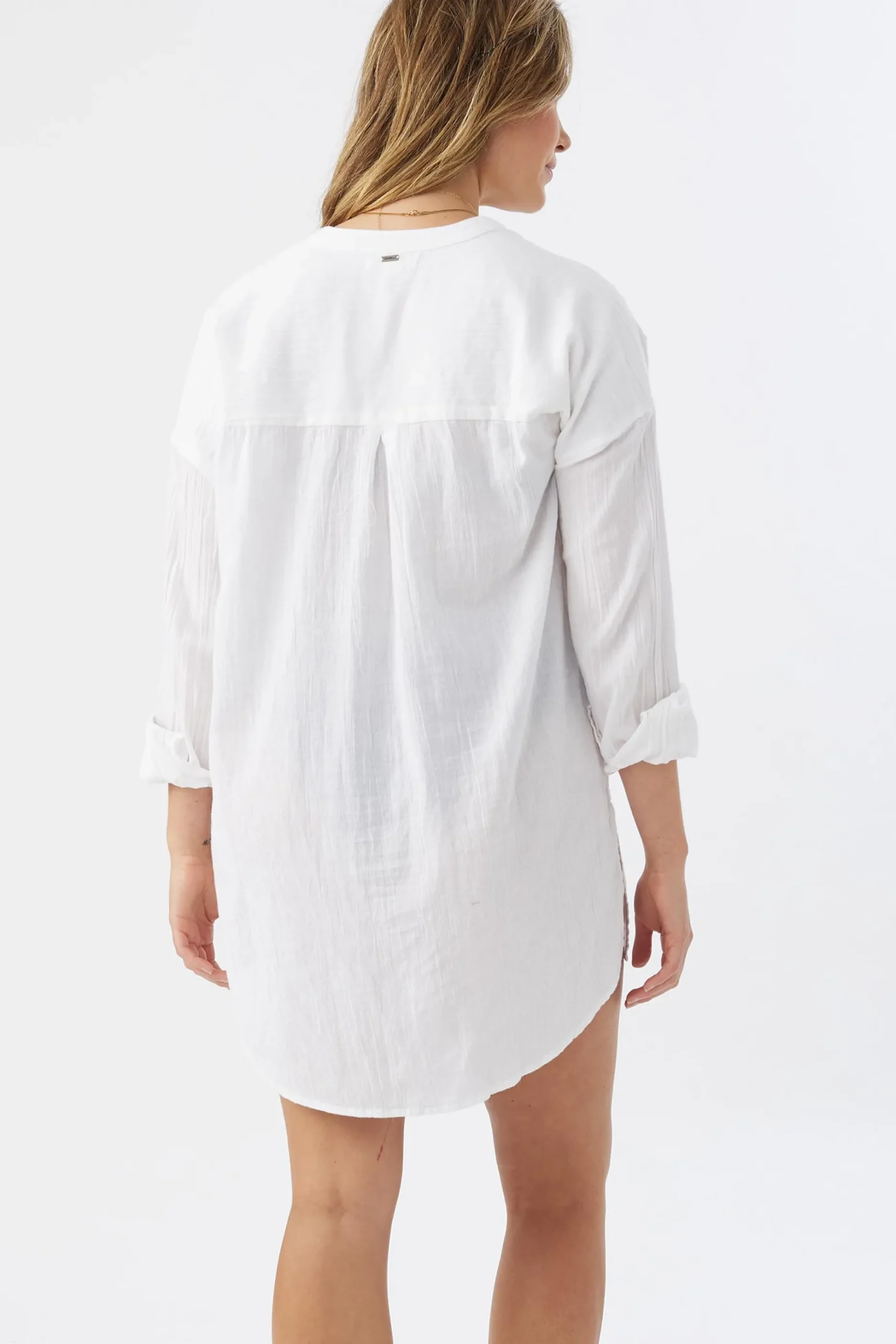 SALTWATER SOLIDS BELIZIN COVER-UP TUNIC