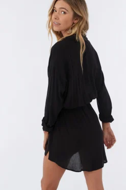 SALTWATER SOLIDS CAMI SWIM COVER-UP