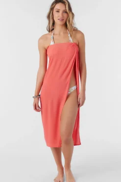 SALTWATER SOLIDS HANALEI MAXI SKIRT COVER-UP