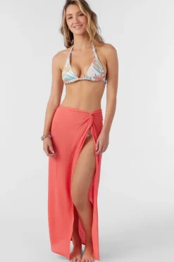 SALTWATER SOLIDS HANALEI MAXI SKIRT COVER-UP