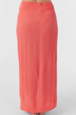 SALTWATER SOLIDS HANALEI MAXI SKIRT COVER-UP