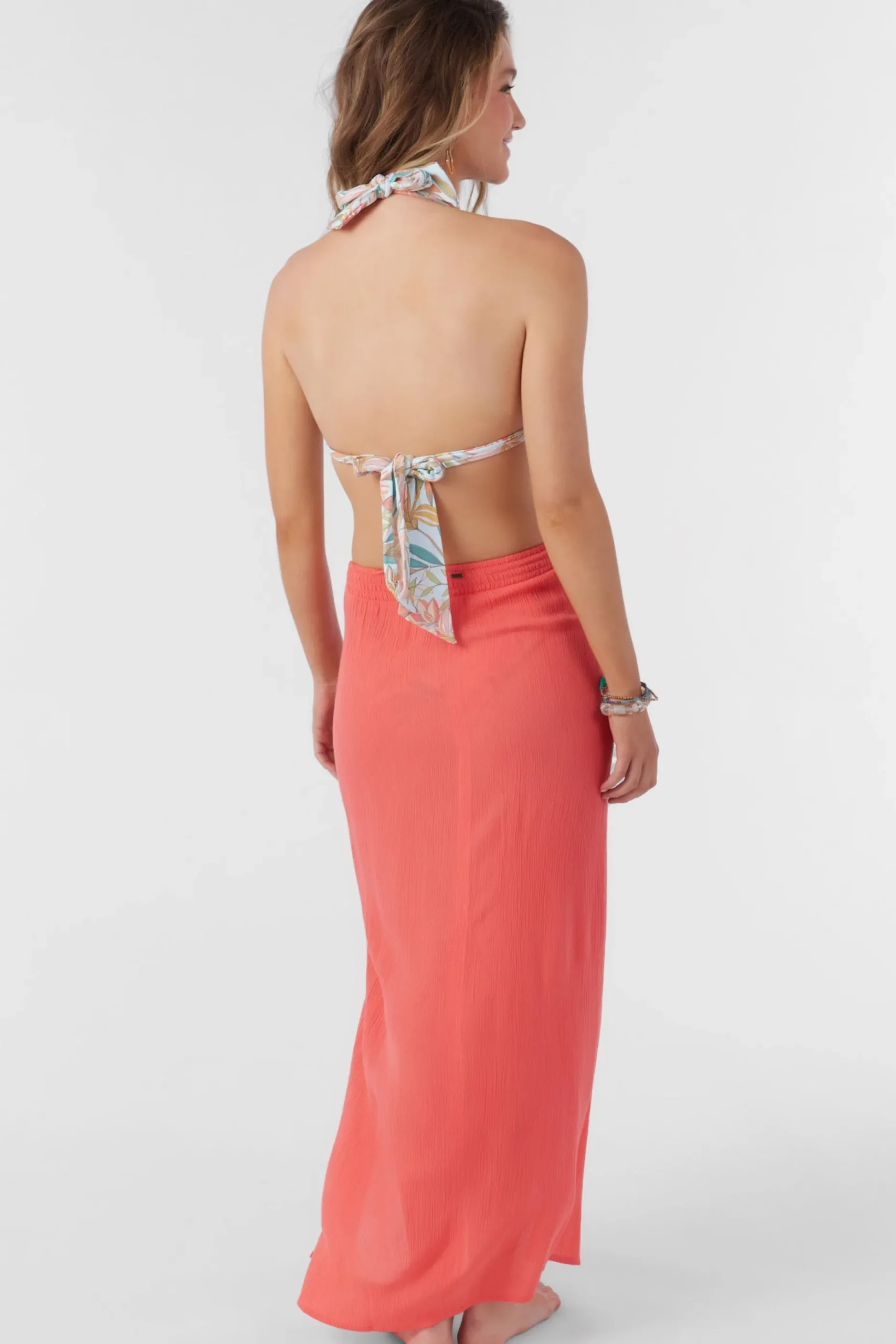 SALTWATER SOLIDS HANALEI MAXI SKIRT COVER-UP