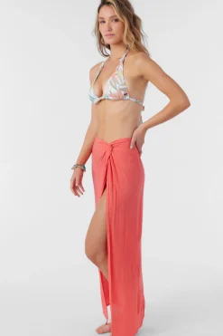 SALTWATER SOLIDS HANALEI MAXI SKIRT COVER-UP