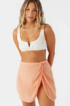 SALTWATER SOLIDS HANALEI MINI SKIRT COVER-UP