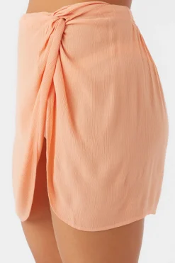 SALTWATER SOLIDS HANALEI MINI SKIRT COVER-UP
