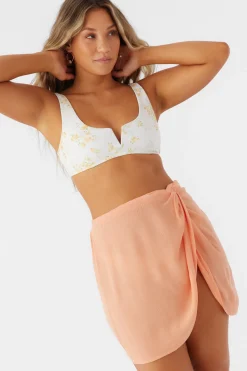 SALTWATER SOLIDS HANALEI MINI SKIRT COVER-UP
