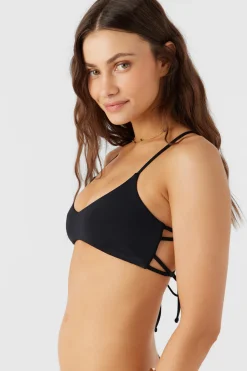 SALTWATER SOLIDS HUNTINGTON BRALETTE TOP