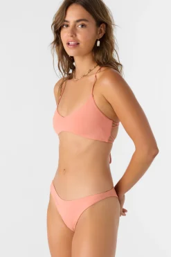 SALTWATER SOLIDS HUNTINGTON BRALETTE TOP