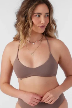 SALTWATER SOLIDS HUNTINGTON BRALETTE TOP