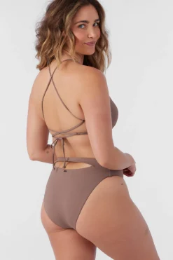 SALTWATER SOLIDS HUNTINGTON BRALETTE TOP