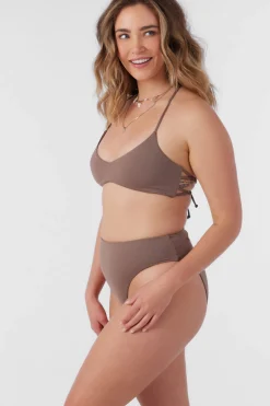 SALTWATER SOLIDS HUNTINGTON BRALETTE TOP