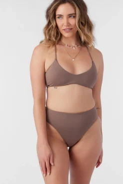SALTWATER SOLIDS HUNTINGTON BRALETTE TOP