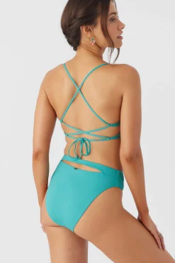 SALTWATER SOLIDS HUNTINGTON BRALETTE TOP