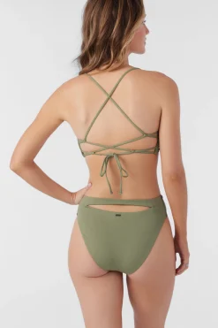SALTWATER SOLIDS HUNTINGTON BRALETTE TOP