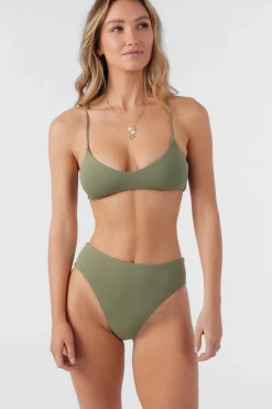 SALTWATER SOLIDS HUNTINGTON BRALETTE TOP