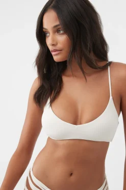 SALTWATER SOLIDS HUNTINGTON BRALETTE TOP