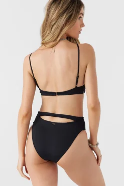 SALTWATER SOLIDS MAX HIGH WAIST FULL BOTTOMS