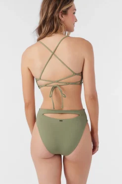 SALTWATER SOLIDS MAX HIGH WAIST FULL BOTTOMS