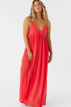 SALTWATER SOLIDS MEL MAXI SWIM COVER-UP