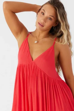 SALTWATER SOLIDS MEL MAXI SWIM COVER-UP