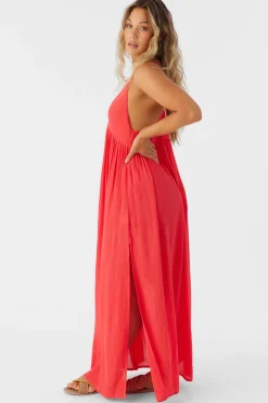 SALTWATER SOLIDS MEL MAXI SWIM COVER-UP