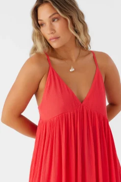 SALTWATER SOLIDS MEL MAXI SWIM COVER-UP