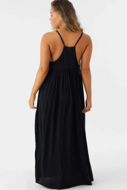 SALTWATER SOLIDS MEL MAXI SWIM COVER-UP