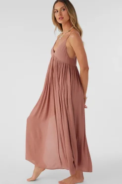 SALTWATER SOLIDS MEL MAXI SWIM COVER-UP