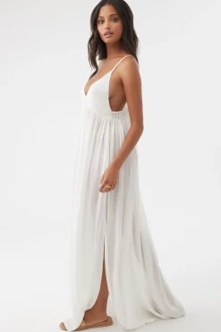 SALTWATER SOLIDS MEL MAXI SWIM COVER-UP