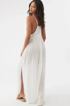 SALTWATER SOLIDS MEL MAXI SWIM COVER-UP