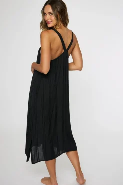 SALTWATER SOLIDS MIRANDA DRESS COVER-UP