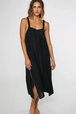SALTWATER SOLIDS MIRANDA DRESS COVER-UP