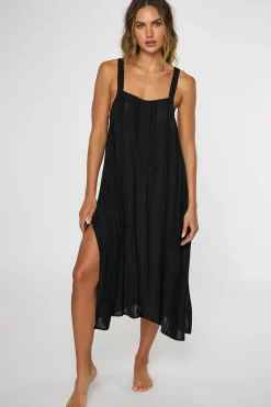 SALTWATER SOLIDS MIRANDA DRESS COVER-UP