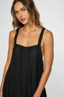 SALTWATER SOLIDS MIRANDA DRESS COVER-UP