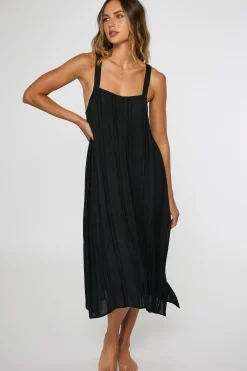 SALTWATER SOLIDS MIRANDA DRESS COVER-UP