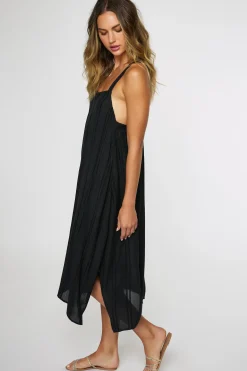 SALTWATER SOLIDS MIRANDA DRESS COVER-UP