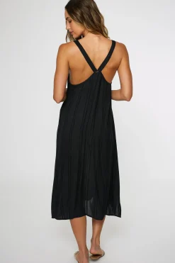 SALTWATER SOLIDS MIRANDA DRESS COVER-UP