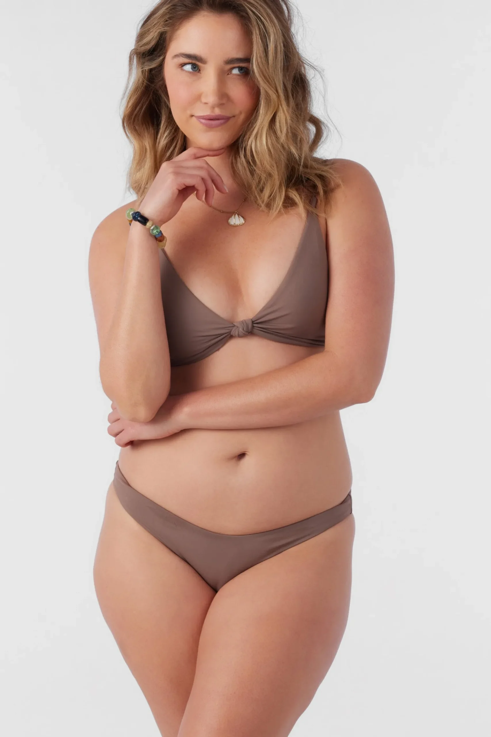 SALTWATER SOLIDS PISMO TALL TRI BRALETTE TOP