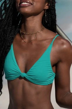 SALTWATER SOLIDS PISMO TALL TRI BRALETTE TOP