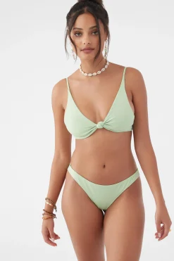 SALTWATER SOLIDS PISMO TALL TRI BRALETTE TOP