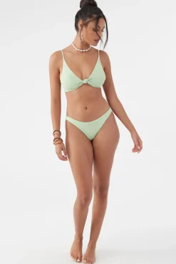 SALTWATER SOLIDS PISMO TALL TRI BRALETTE TOP