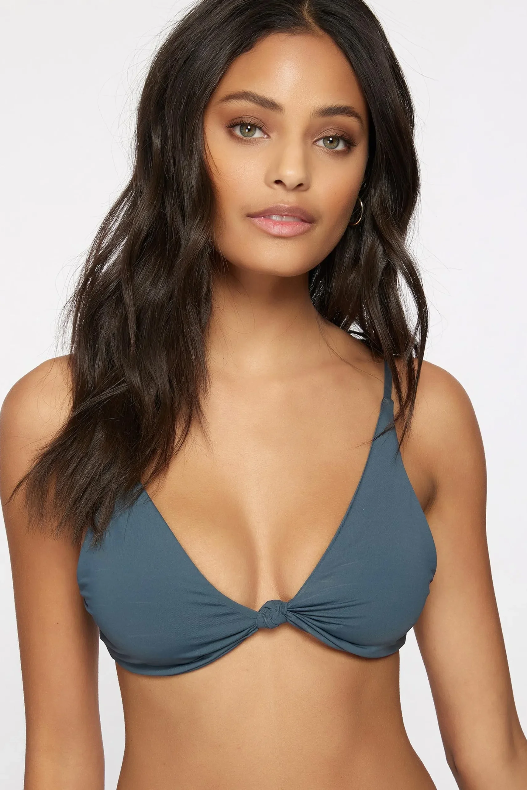 SALTWATER SOLIDS PISMO TALL TRI BRALETTE TOP