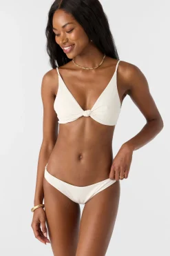 SALTWATER SOLIDS PISMO TALL TRI BRALETTE TOP