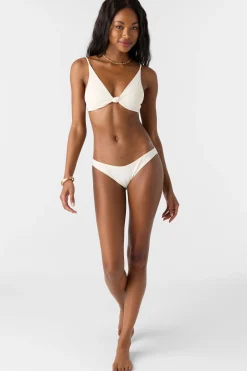 SALTWATER SOLIDS PISMO TALL TRI BRALETTE TOP