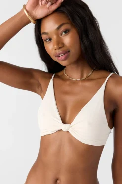 SALTWATER SOLIDS PISMO TALL TRI BRALETTE TOP