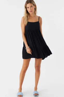 SALTWATER SOLIDS RILEE SWIM COVER-UP DRESS