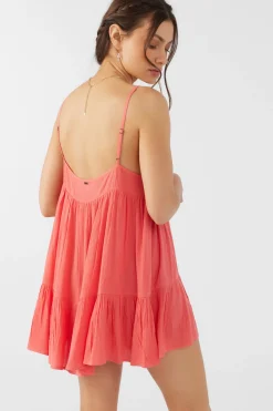 SALTWATER SOLIDS RILEE SWIM COVER-UP DRESS