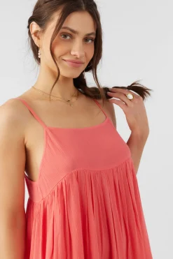 SALTWATER SOLIDS RILEE SWIM COVER-UP DRESS