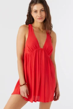 SALTWATER SOLIDS SARAH TUNIC SWIM COVER-UP